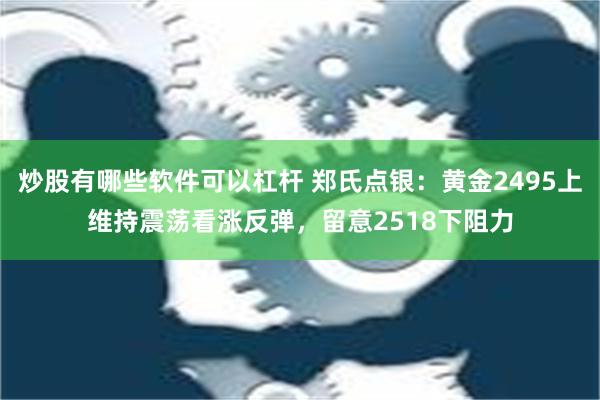 炒股有哪些软件可以杠杆 郑氏点银：黄金2495上维持震荡看涨反弹，留意2518下阻力