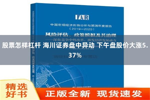 股票怎样杠杆 海川证券盘中异动 下午盘股价大涨5.37%